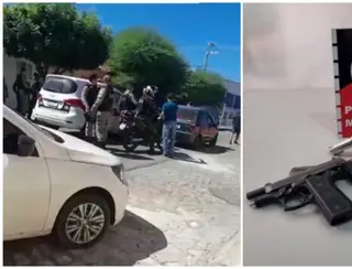 Polícia Militar prende três homens por posse ilegal de arma de fogo em Patos