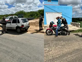 4ª Companhia realiza barreira policial, blitz e check points, em Desterro
