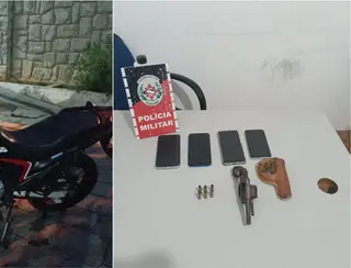 Resposta imediata: Polícia Militar age rápido, recupera motocicleta roubada em Malta e prende criminosos