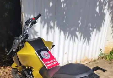 Polícia Militar recupera neste domingo (05), moto roubada em São Bento