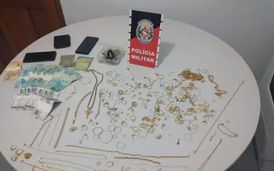 PM prende integrante de quadrilha especializada em furtos de joias, em Santa Luzia