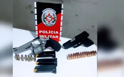 Polícia militar apreende duas armas de fogo em Cacimbas, PB